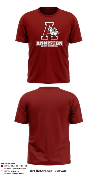 Short Sleeve Performance Shirt, Anniston High School, Spirit Store, Teamtime, Team time, sublimation, custom sports apparel, team uniforms, spirit wear, spiritwear, sports uniforms, custom shirts, team store, custom team store, fundraiser sports, apparel fundraiser