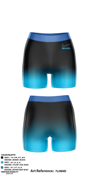Women's Compression Shorts, Ninja Cartel, Tennis, Teamtime, Team time, sublimation, custom sports apparel, team uniforms, spirit wear, spiritwear, sports uniforms, custom shirts, team store, custom team store, fundraiser sports, apparel fundraiser