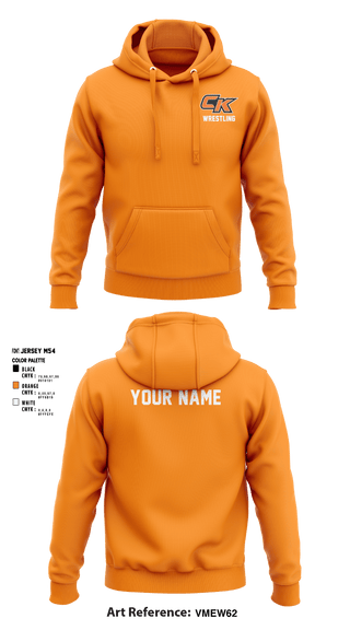Hoodie, CK Wrestling, Wrestling, Teamtime, Team time, sublimation, custom sports apparel, team uniforms, spirit wear, spiritwear, sports uniforms, custom shirts, team store, custom team store, fundraiser sports, apparel fundraiser
