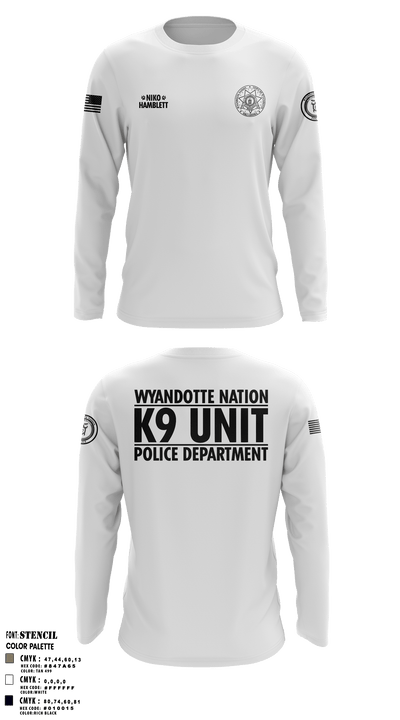 K9 Unit 27578074 Long Sleeve Performance Shirt - 5