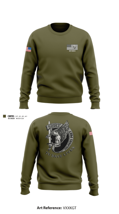 Crisis Response Team 76524616 Crew Neck Sweatshirt - 2