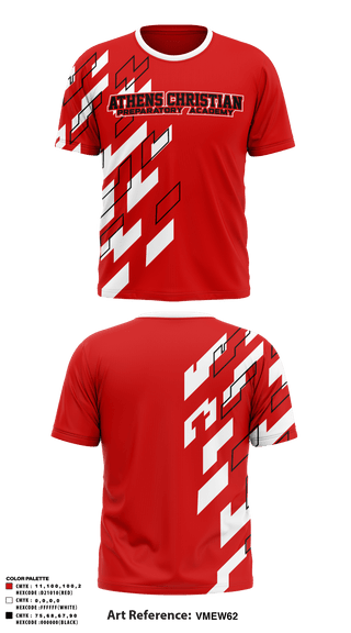 Short Sleeve Performance Shirt, Athens Christian Preparatory Academy, Spirit Store, Teamtime, Team time, sublimation, custom sports apparel, team uniforms, spirit wear, spiritwear, sports uniforms, custom shirts, team store, custom team store, fundraiser sports, apparel fundraiser