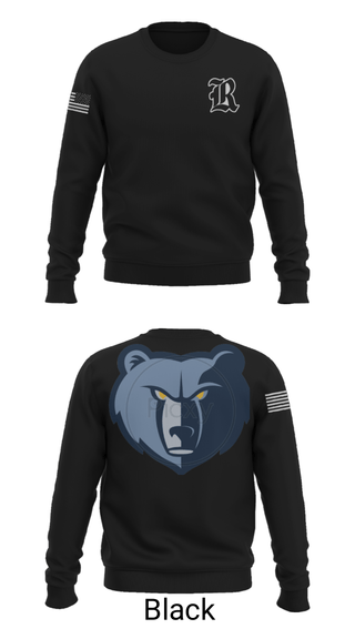 Crew Neck Sweatshirt, Riverbank High School, Baseball, Teamtime, Team time, sublimation, custom sports apparel, team uniforms, spirit wear, spiritwear, sports uniforms, custom shirts, team store, custom team store, fundraiser sports, apparel fundraiser