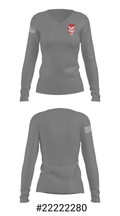 Rustburg High School Golf 28819358 Women's Long Sleeve V-neck Shirt - 26