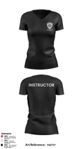 Richmond Police Instructors 34175667 Women's Short Sleeve V-neck Shirt - 11