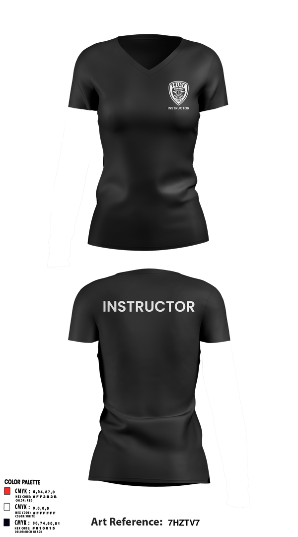 Women's Short Sleeve Vneck Shirt, Richmond Police, Police, Teamtime, Team time, sublimation, custom sports apparel, team uniforms, spirit wear, spiritwear, sports uniforms, custom shirts, team store, custom team store, fundraiser sports, apparel fundraiser
