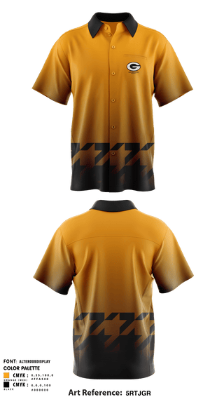 Short Sleeve Bowling Jersey, Green High School Bowling, Bowling, Teamtime, Team time, sublimation, custom sports apparel, team uniforms, spirit wear, spiritwear, sports uniforms, custom shirts, team store, custom team store, fundraiser sports, apparel fundraiser