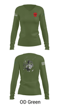 1-111th IN BN 37171288 Women's Long Sleeve V-neck Shirt - 31