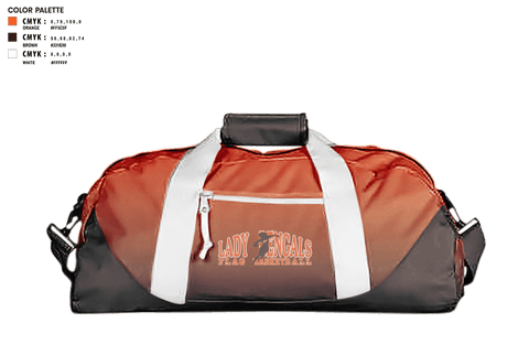 Duffle Bag, Piper Begals, Women's Basketball, Teamtime, Team time, sublimation, custom sports apparel, team uniforms, spirit wear, spiritwear, sports uniforms, custom shirts, team store, custom team store, fundraiser sports, apparel fundraiser