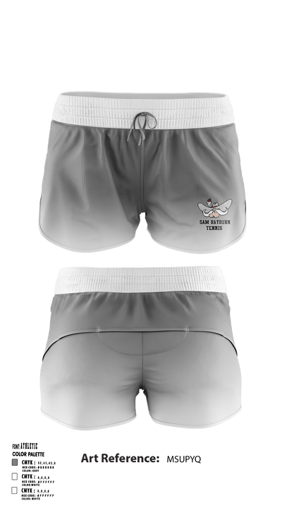 Sam Rayburn High School Tennis 5088287 Ranger Panties - 1