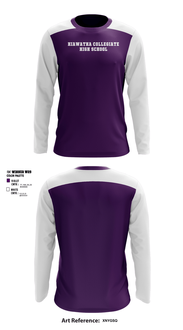 Long Sleeve Performance Shirt, Hiawatha Collegiate High School, Spirit Store, Teamtime, Team time, sublimation, custom sports apparel, team uniforms, spirit wear, spiritwear, sports uniforms, custom shirts, team store, custom team store, fundraiser sports, apparel fundraiser