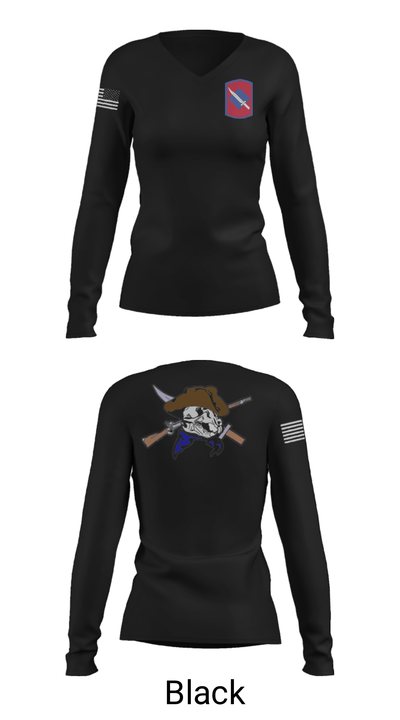 2-153 Infantry Battalion, Intel Section/S2 58885327 Women's Long Sleeve V-neck Shirt - 39