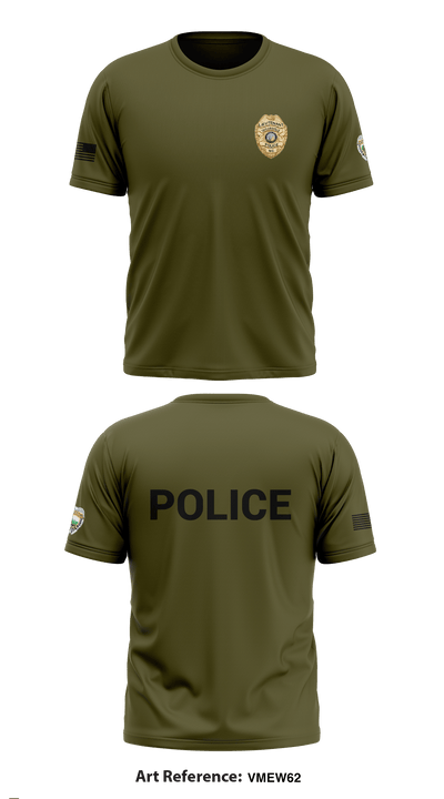 TAYLORSVILLE POLICE DEPARTMENT LT 27466887 Short Sleeve Performance Shirt - 9