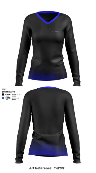 Women's Long Sleeve Vneck Shirt, Los Federale$Los Federale$, , Teamtime, Team time, sublimation, custom sports apparel, team uniforms, spirit wear, spiritwear, sports uniforms, custom shirts, team store, custom team store, fundraiser sports, apparel fundraiser