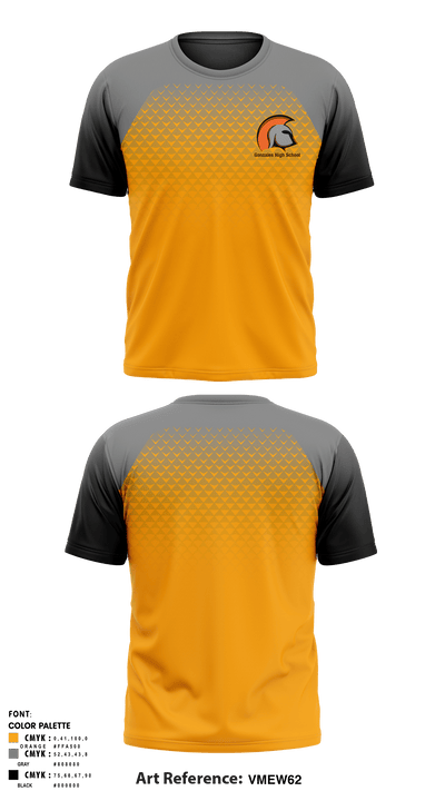 Gonzales High School Soccer 62769068 Short Sleeve Performance Shirt - 1