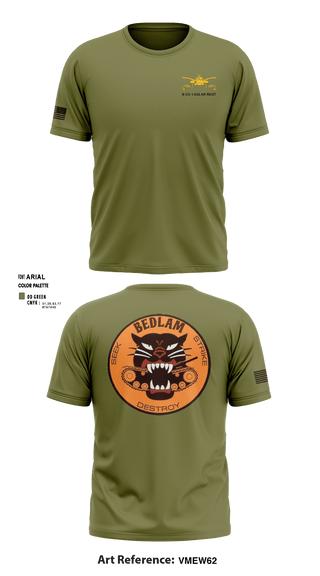 Short Sleeve Performance Shirt, HHC 1-635TH AR, National Guard, Teamtime, Team time, sublimation, custom sports apparel, team uniforms, spirit wear, spiritwear, sports uniforms, custom shirts, team store, custom team store, fundraiser sports, apparel fundraiser