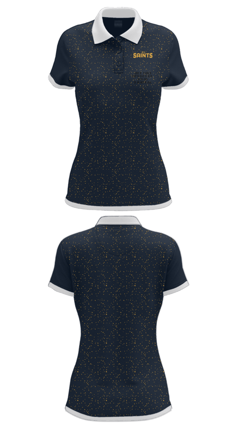 Women's Short Sleeve Performance Polo, John Paul II Catholic High School Basketball, Women's Basketball, Teamtime, Team time, sublimation, custom sports apparel, team uniforms, spirit wear, spiritwear, sports uniforms, custom shirts, team store, custom team store, fundraiser sports, apparel fundraiser