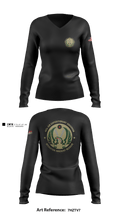 443 AES 97210845 Women's Long Sleeve V-neck Shirt - 3