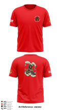 Bravo Battery, 4th Battalion, 3rd Air Defense Artillery Regiment 1115971 Short Sleeve Performance Shirt - 8
