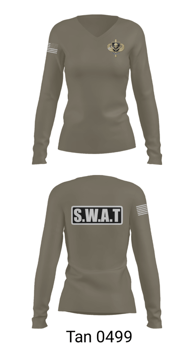 Delta 4 95824686 Women's Long Sleeve V-neck Shirt - 41