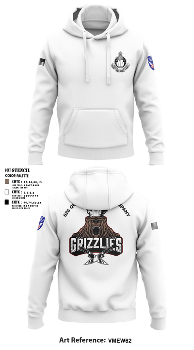 626 Quartermaster Company 65274305 Hoodie - 2