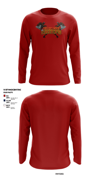 Long Sleeve Performance Shirt, Copperas Chiefs, Football, Teamtime, Team time, sublimation, custom sports apparel, team uniforms, spirit wear, spiritwear, sports uniforms, custom shirts, team store, custom team store, fundraiser sports, apparel fundraiser
