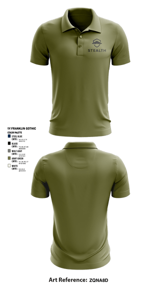 Short Sleeve Performance Polo, Stealth customs, , Teamtime, Team time, sublimation, custom sports apparel, team uniforms, spirit wear, spiritwear, sports uniforms, custom shirts, team store, custom team store, fundraiser sports, apparel fundraiser