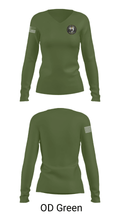 Mendocino County Coastal Sector 79074702 Women's Long Sleeve V-neck Shirt - 31