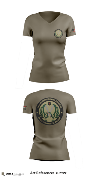 Women's Short Sleeve Vneck Shirt, 443 AES, Air Force, Teamtime, Team time, sublimation, custom sports apparel, team uniforms, spirit wear, spiritwear, sports uniforms, custom shirts, team store, custom team store, fundraiser sports, apparel fundraiser