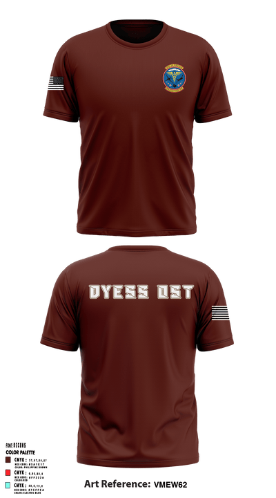 Dyess AFB Operational Support Team 10526750 Short Sleeve Performance Shirt - 7