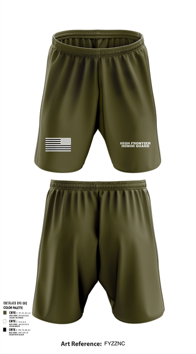 High Frontier Honor Guard 3244386 Athletic Shorts With Pockets - 1