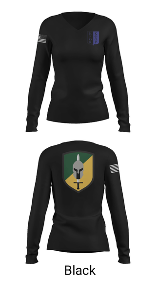 Women's Long Sleeve Vneck Shirt, , Army, Teamtime, Team time, sublimation, custom sports apparel, team uniforms, spirit wear, spiritwear, sports uniforms, custom shirts, team store, custom team store, fundraiser sports, apparel fundraiser