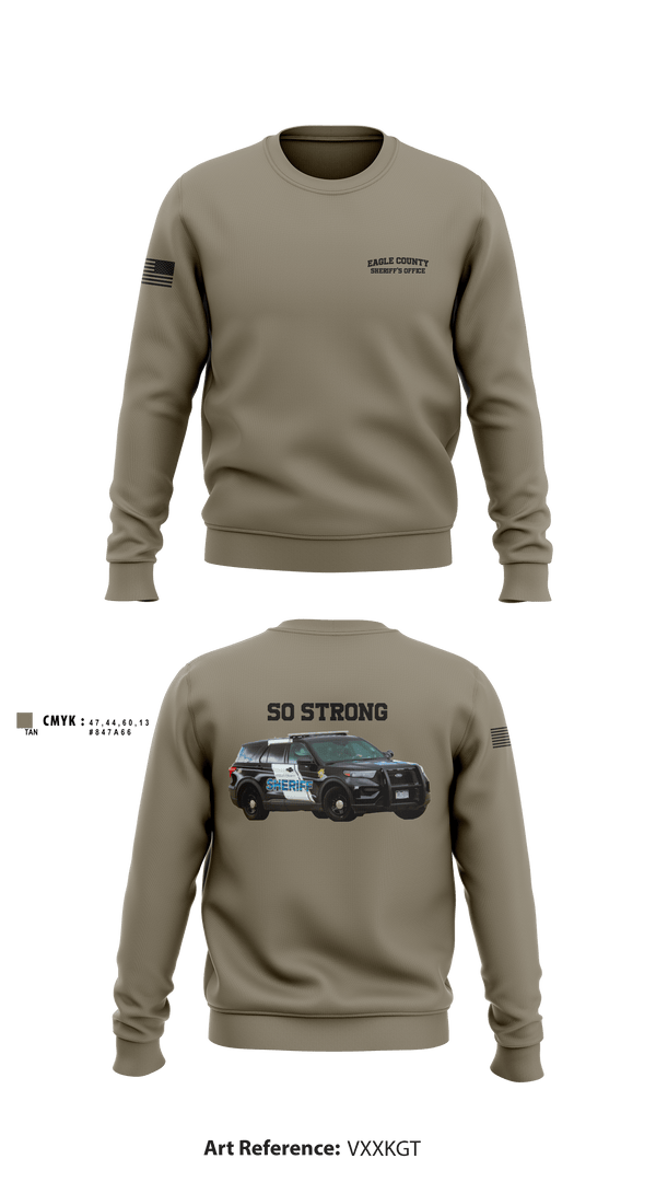 Crew Neck Sweatshirt, Eagle County Sheriff’s Office, , Teamtime, Team time, sublimation, custom sports apparel, team uniforms, spirit wear, spiritwear, sports uniforms, custom shirts, team store, custom team store, fundraiser sports, apparel fundraiser