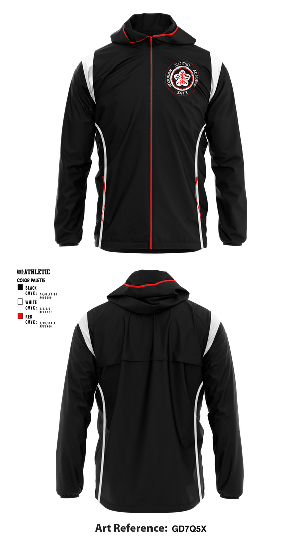 Windbreaker, Kojukan JuJitsu, Wrestling, Teamtime, Team time, sublimation, custom sports apparel, team uniforms, spirit wear, spiritwear, sports uniforms, custom shirts, team store, custom team store, fundraiser sports, apparel fundraiser