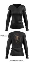 H Co 700 BSB, 1-179 FSC 68913426 Women's Long Sleeve V-neck Shirt - 1