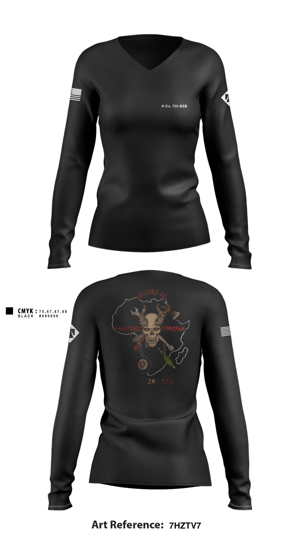 Women's Long Sleeve Vneck Shirt, , Army, Teamtime, Team time, sublimation, custom sports apparel, team uniforms, spirit wear, spiritwear, sports uniforms, custom shirts, team store, custom team store, fundraiser sports, apparel fundraiser