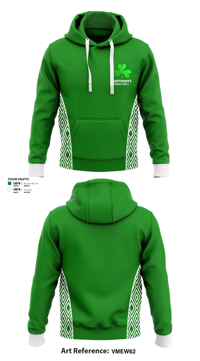 Eastpointe High School Basketball 84199427 Hoodie - 1