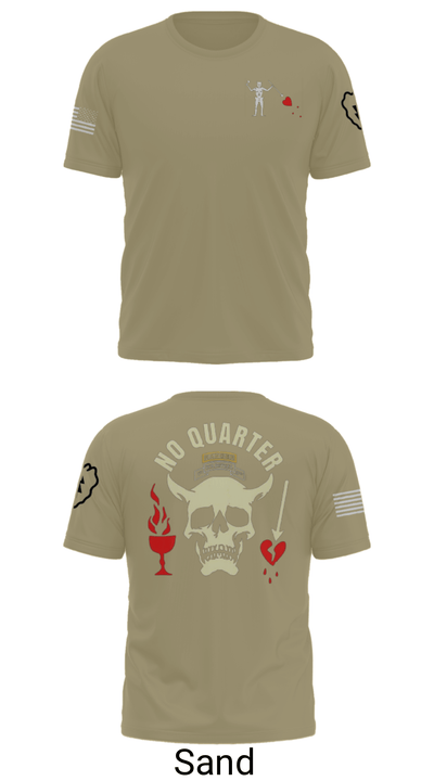 C-CO 1-27 1st PLT BLACKBEARD 676518 Short Sleeve Performance Shirt - 36