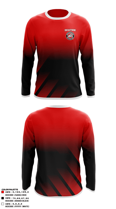 Skiatook High School Soccer 23951400 Long Sleeve Performance Shirt - 1