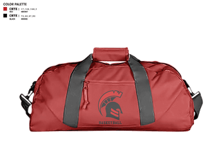 Duffle Bag, Discovery High School Basketball, Men's Basketball, Teamtime, Team time, sublimation, custom sports apparel, team uniforms, spirit wear, spiritwear, sports uniforms, custom shirts, team store, custom team store, fundraiser sports, apparel fundraiser