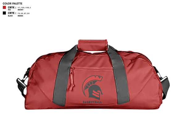 Duffle Bag, Discovery High School Basketball, Men's Basketball, Teamtime, Team time, sublimation, custom sports apparel, team uniforms, spirit wear, spiritwear, sports uniforms, custom shirts, team store, custom team store, fundraiser sports, apparel fundraiser