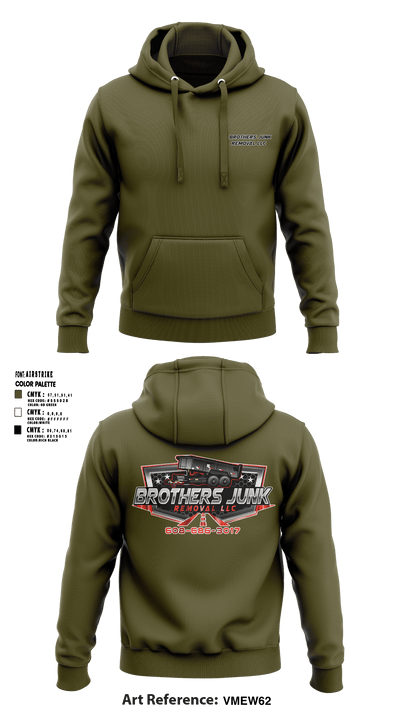 Brothers Junk Removal LLCBrothers Junk Removal LLC 92476770 Hoodie - 2