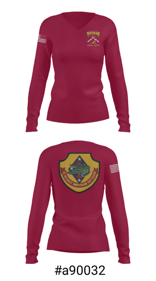 Women's Long Sleeve Vneck Shirt, , Marines, Teamtime, Team time, sublimation, custom sports apparel, team uniforms, spirit wear, spiritwear, sports uniforms, custom shirts, team store, custom team store, fundraiser sports, apparel fundraiser