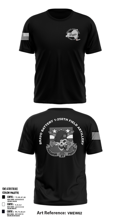 Bravo Battery 1-258 FA 6342308 Short Sleeve Performance Shirt - 49