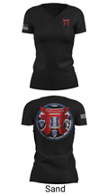 3-187 Rakkasans 16678099 Women's Short Sleeve V-neck Shirt - 24