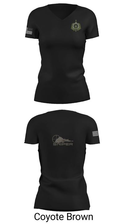 Sniper 66668085 Women's Short Sleeve V-neck Shirt - 20