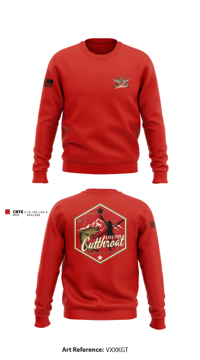 A Co. 2-211th GSAB 21328090 Crew Neck Sweatshirt - 6