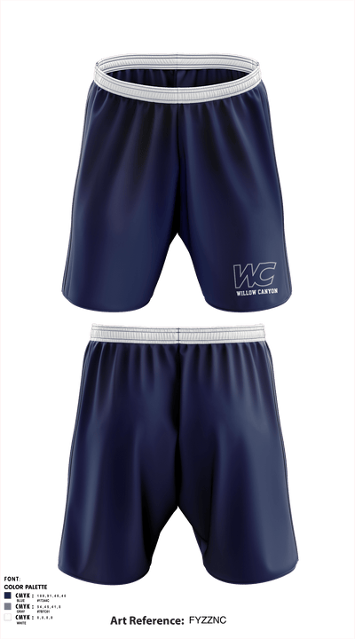 Willow Canyon High School Dance 20282945 Athletic Shorts With Pockets - 1