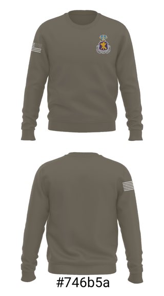 Crew Neck Sweatshirt, , Army, Teamtime, Team time, sublimation, custom sports apparel, team uniforms, spirit wear, spiritwear, sports uniforms, custom shirts, team store, custom team store, fundraiser sports, apparel fundraiser