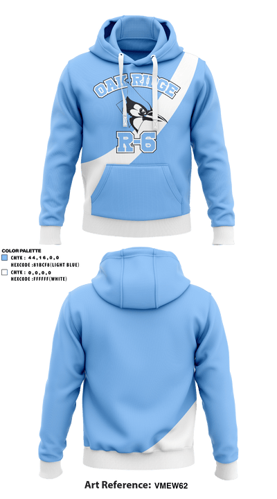Oak Ridge R-6 High School 85998185 Hoodie - 1